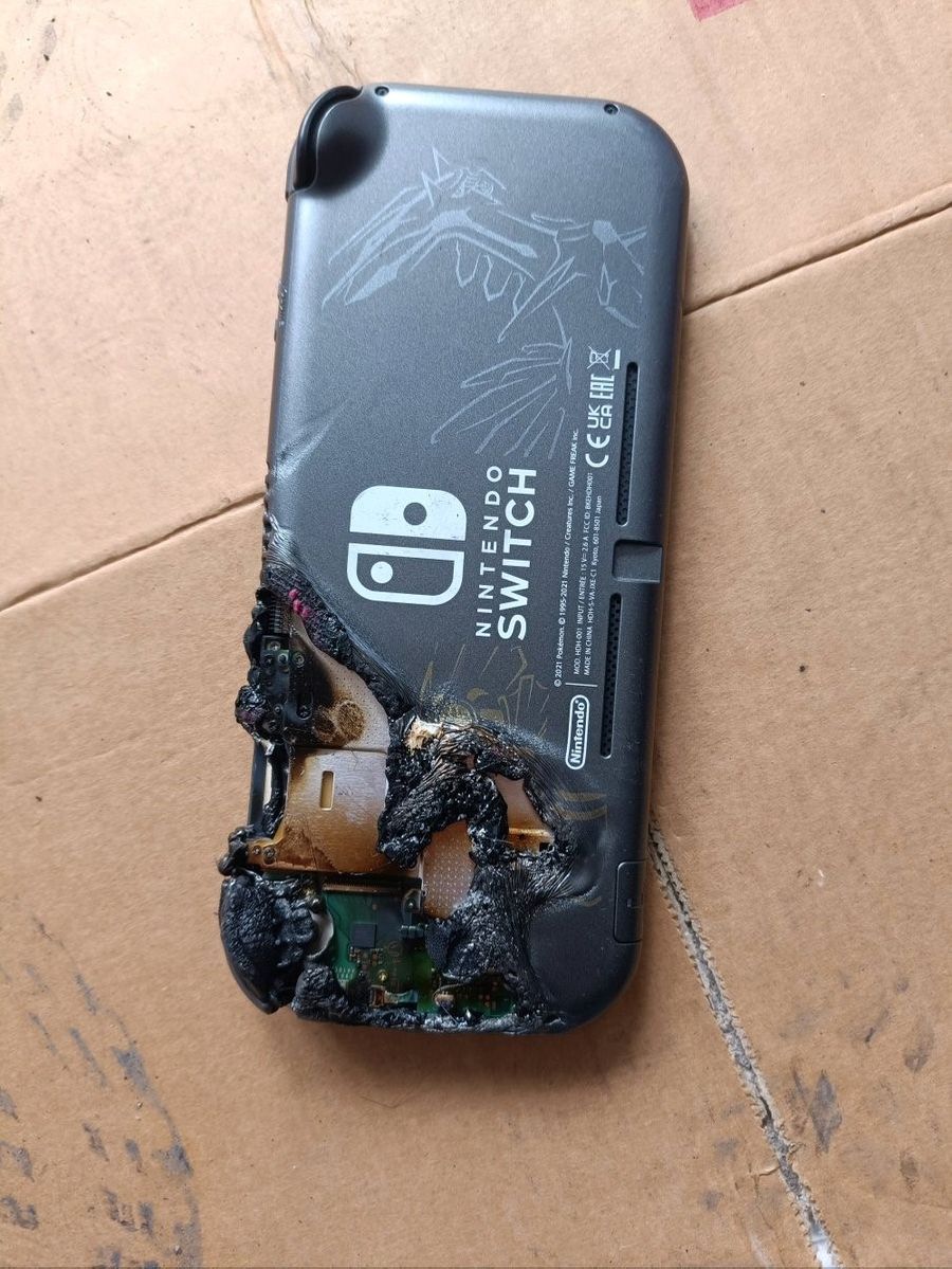 The Switch that was burnt.