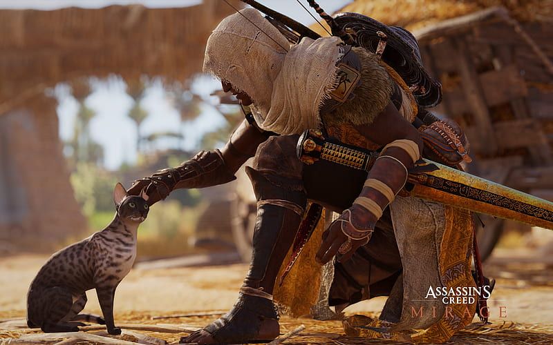 Cat-Petting in Assassin's Creed: Mirage