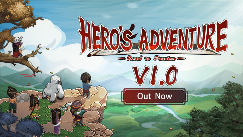 "Hero's Adventure: Road to Passion" Rolls Out Full 1.0 Update