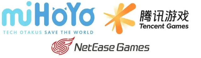 Tencent, NeetEase, and HoYoverse