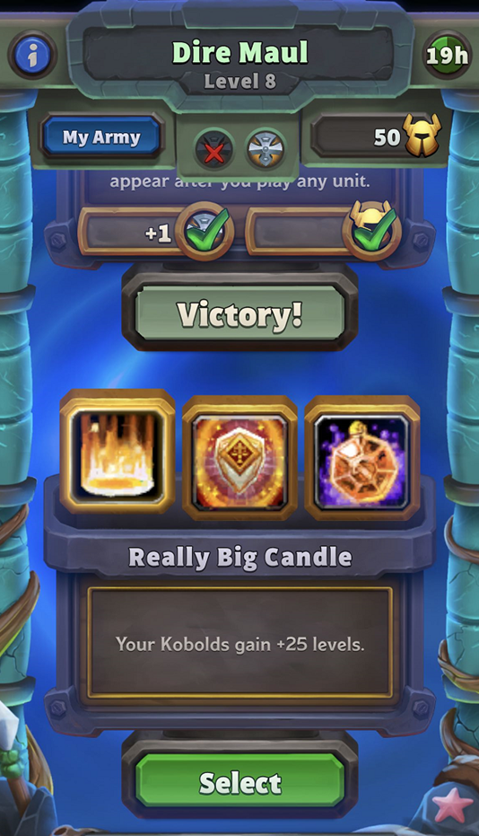 A screenshot shows the talents in Dungeon.