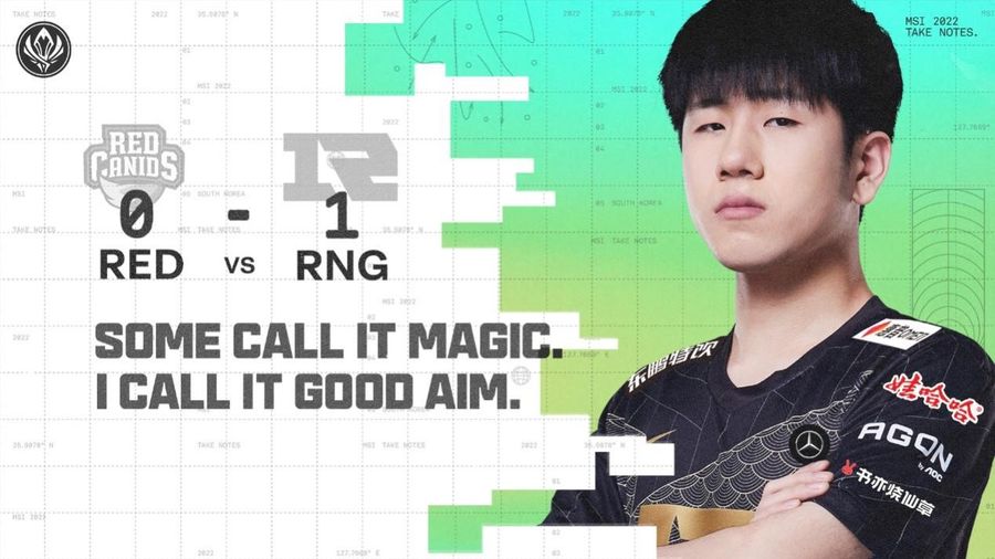 RNG Gala achieved a Penta Kill in the game.