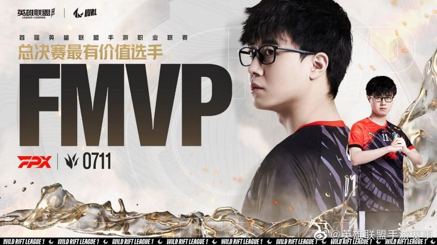 The MVP Award in WRL 1 Finals was given to FPX 0711.