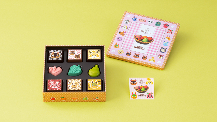 Animal Crossing × Godiva Valentine's Day Limited Edition Chocolates