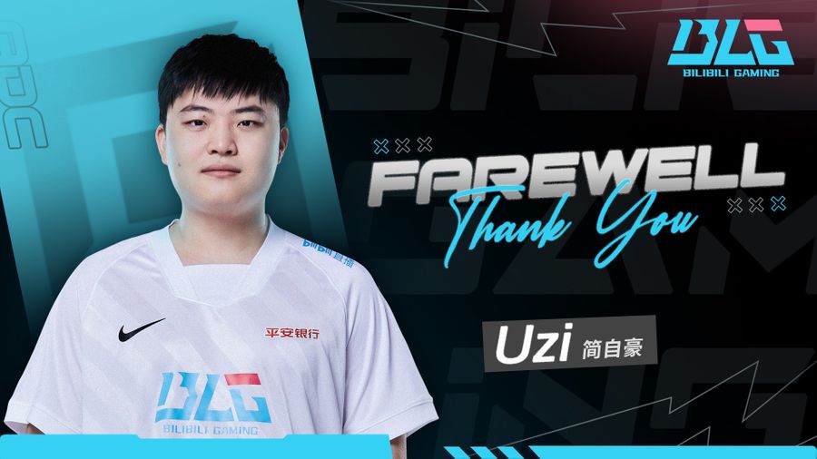 BLG’s farewell poster for Uzi