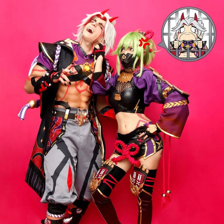 Genshin Impact: Cosplays de Itto e Kuki por brasileiros são a força da  gangue Arataki