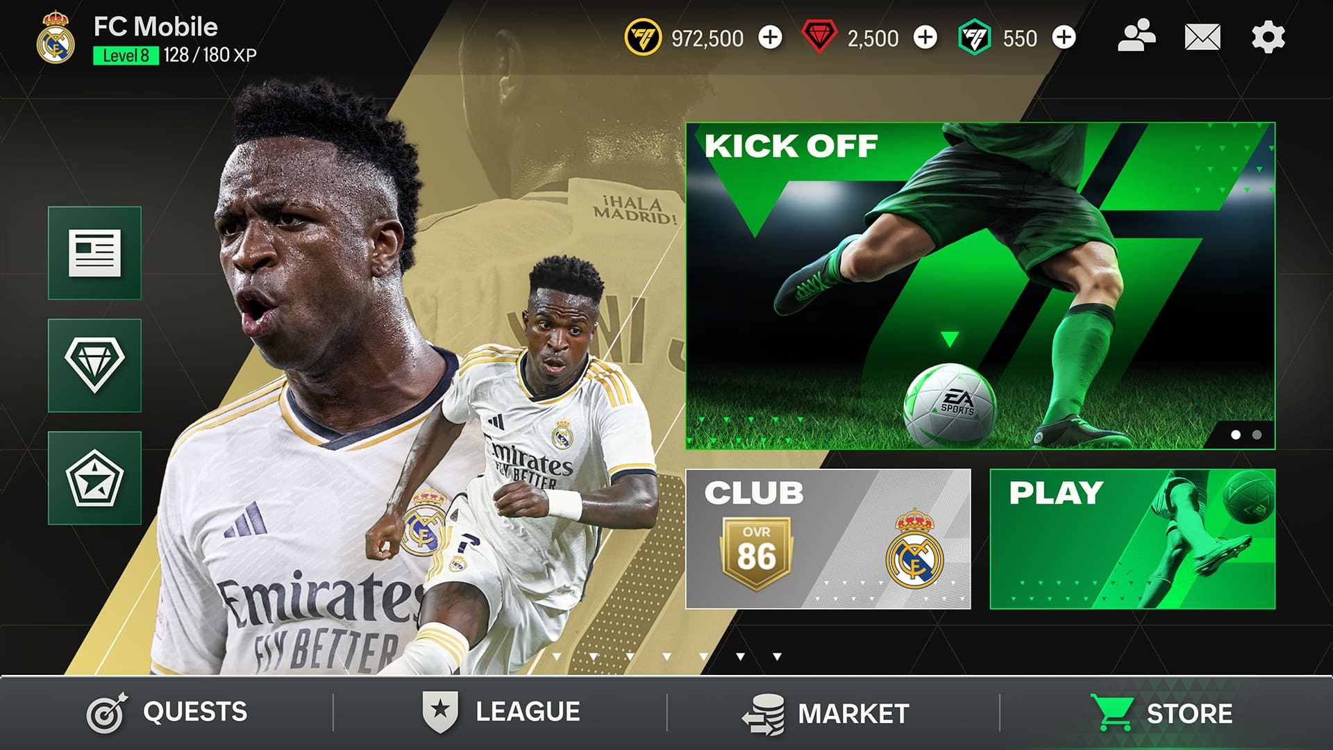 Novo FIFA mobile terá Vini Jr. em destaque; veja mudanças na gameplay