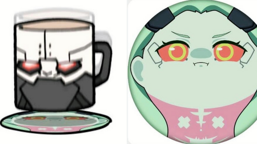 Chinese Rebecca Coaster x Adam Smasher Mug Set Draws Official